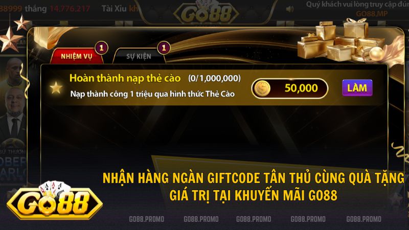 Hệ thống khuyến mãi Go88 công khai minh bạch mọi điều khoản nhận thưởng cho hội viên